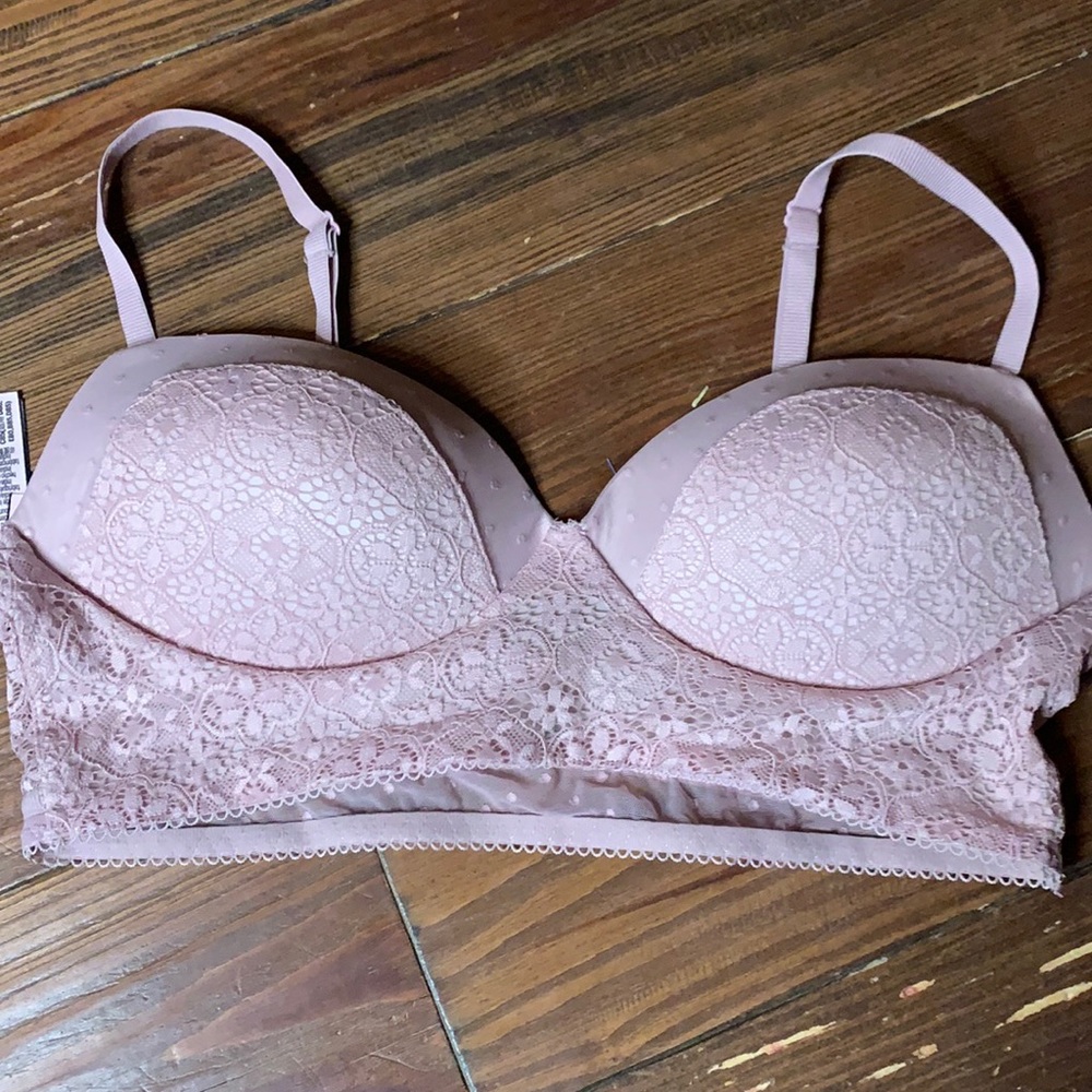 Victoria’s Secret pink padded Demi bra large